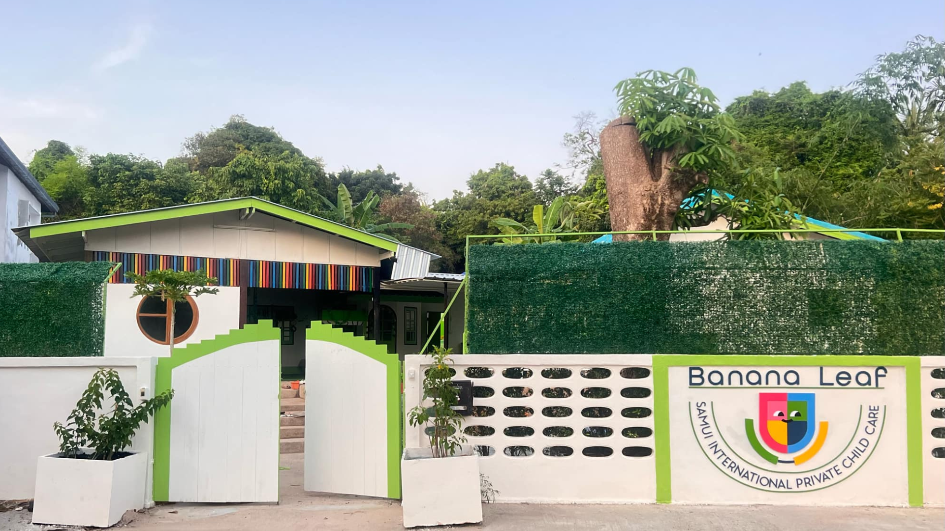 Happy children playing